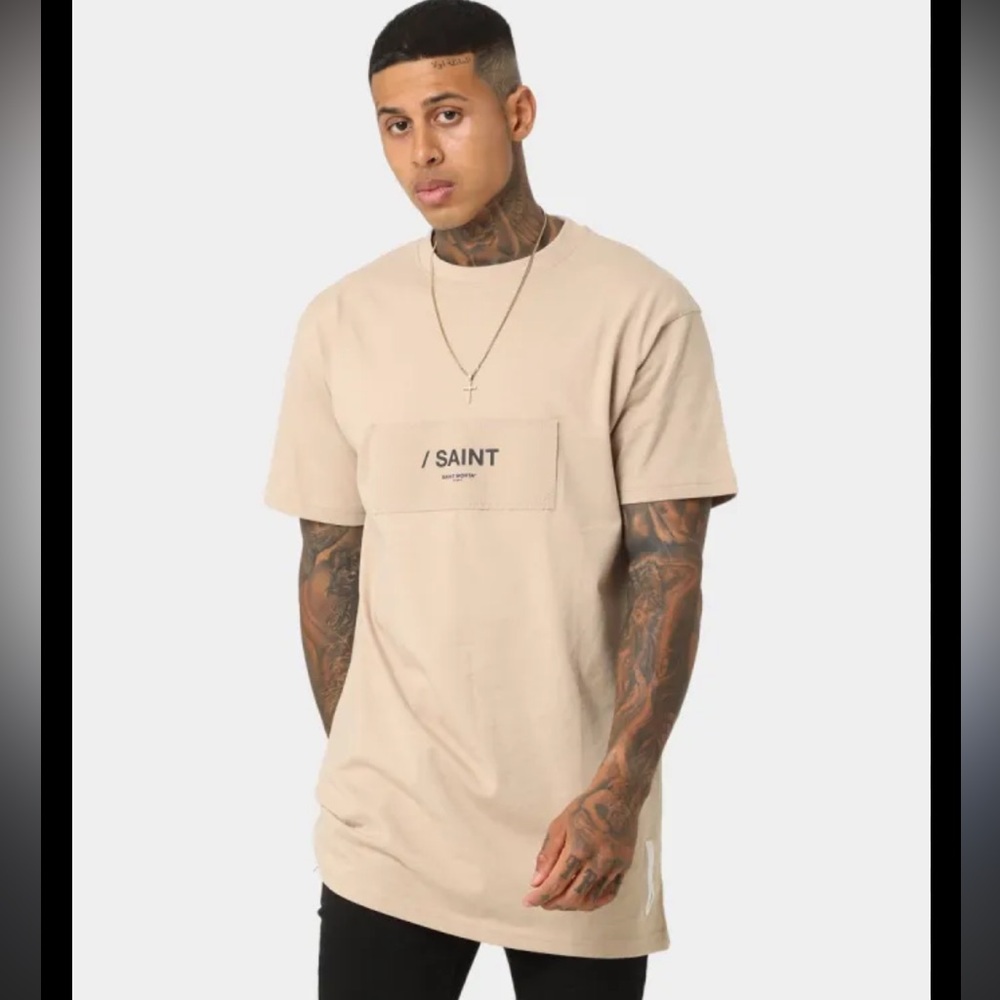 Saint Morta Meteor Lafayette Short Sleeve Minimalist Tee Quiet Luxury Men L